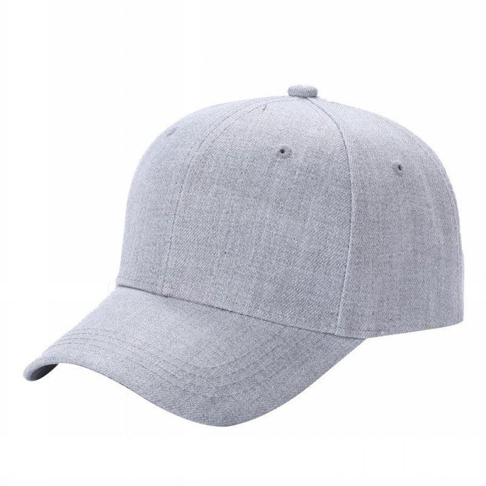 Velcro Hat Cap Heather Grey