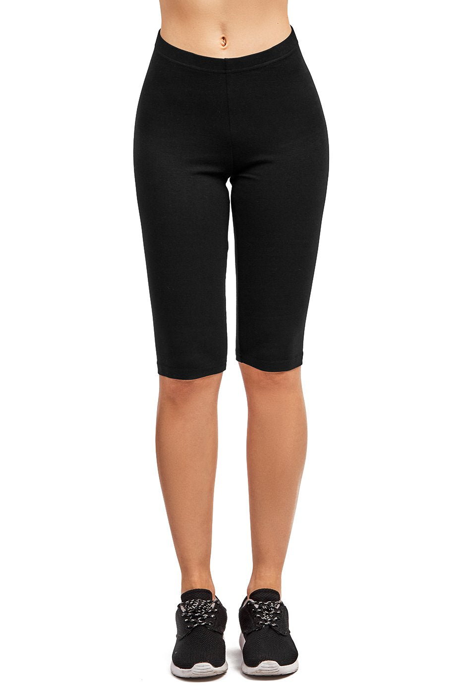 Women's Yoga Shorts with High Waistband