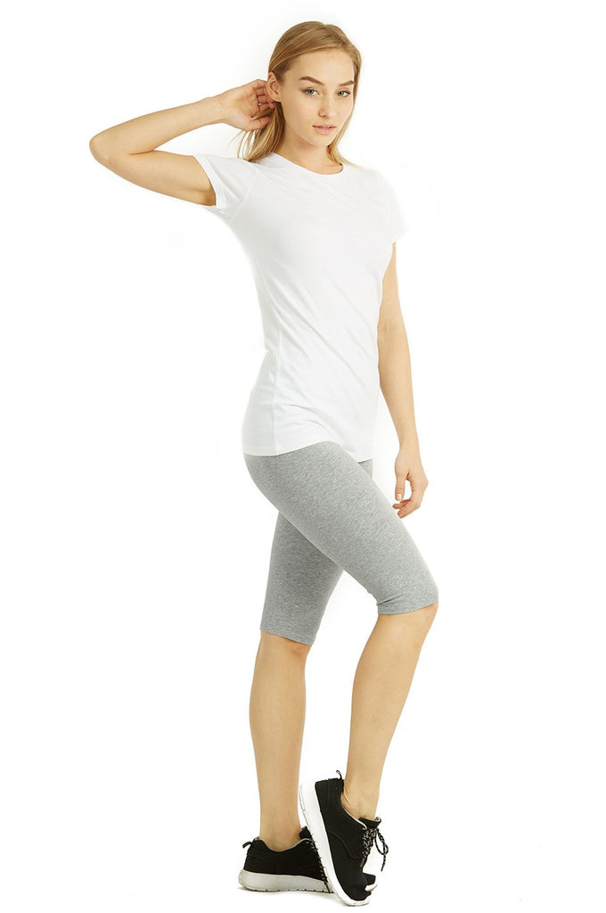 Women's Yoga Shorts with High Waistband