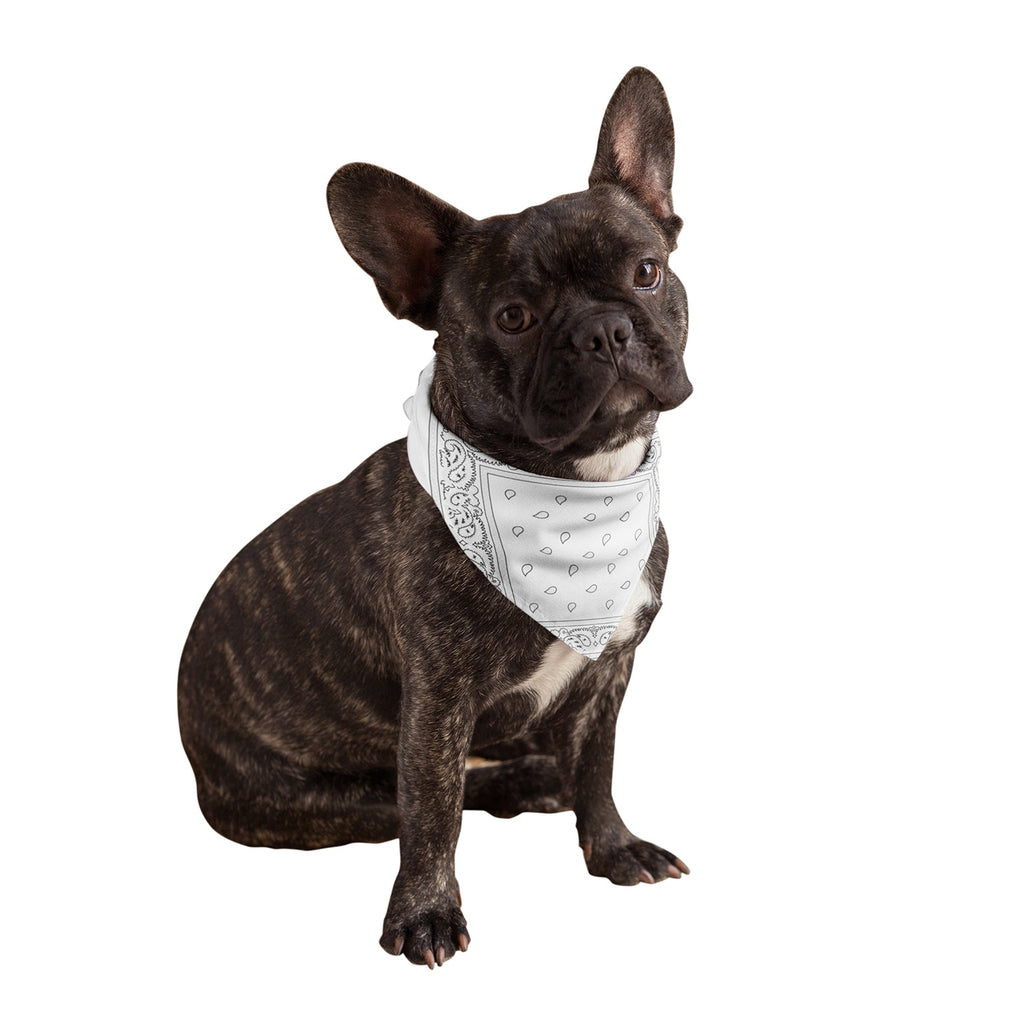 White Dog Bandana Wholesale White Dog Bandana for Sale Bandanas