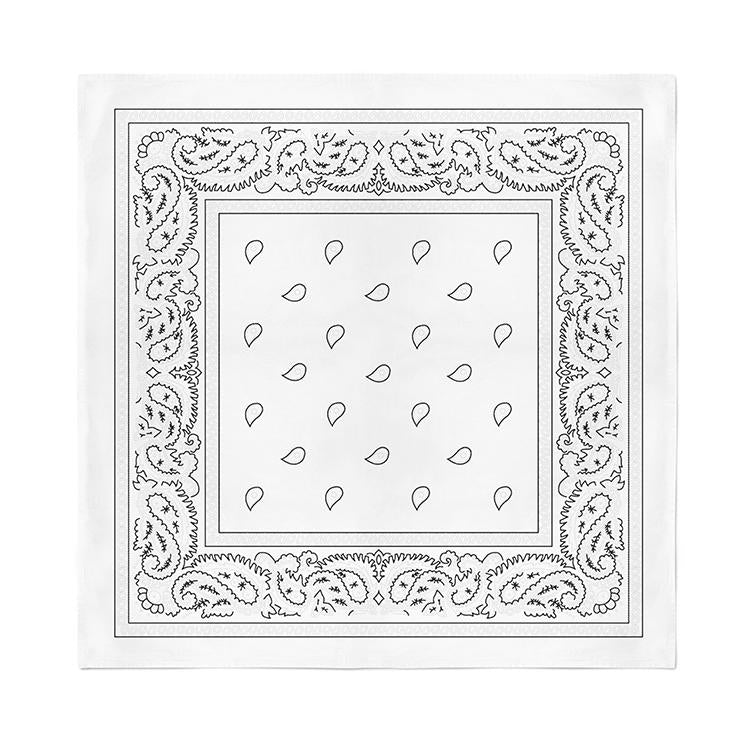 12 Pcs COTTON Bandanas Bulk Wholesale - Paisley or Solid (Sold per Dozen) - BandanasWholesale