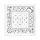 12 Pcs COTTON Bandanas Bulk Wholesale - Paisley or Solid (Sold per Dozen) - BandanasWholesale