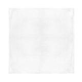 12 Pack POLYESTER Bandanas Solid 22 inches White Bandanas Wholesale