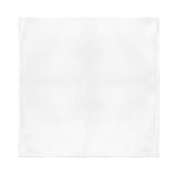 3 Pack POLYESTER Bandanas Solid 22 inches White Bandanas Wholesale