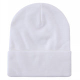 White Long Beanie