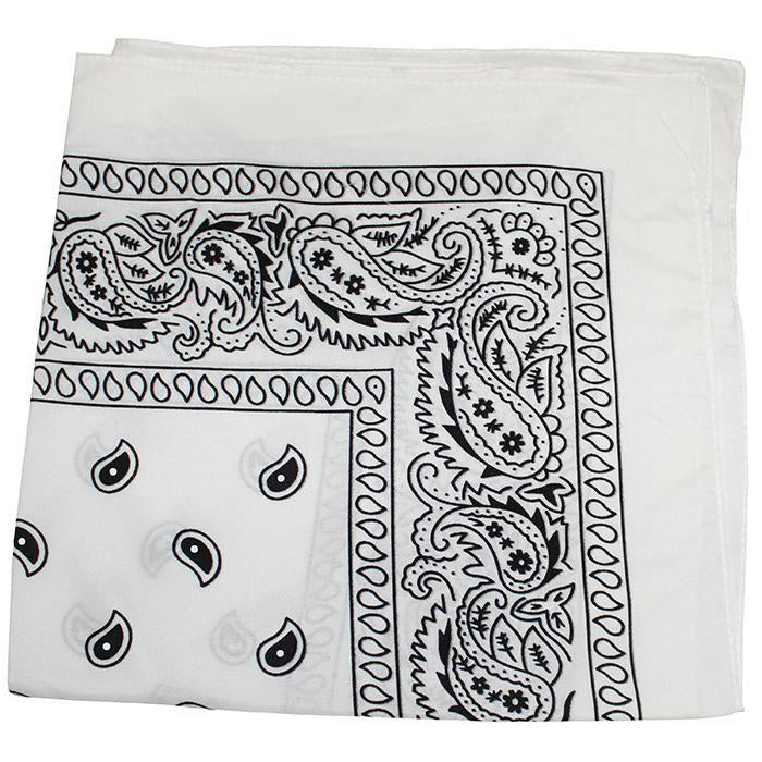 Z***UNAVAILABLE PRODUCT All Bandanas - Paisley or Solid Cotton or Polyester 22 or 27 inches Solid 22 in Cotton Black  Wholesale