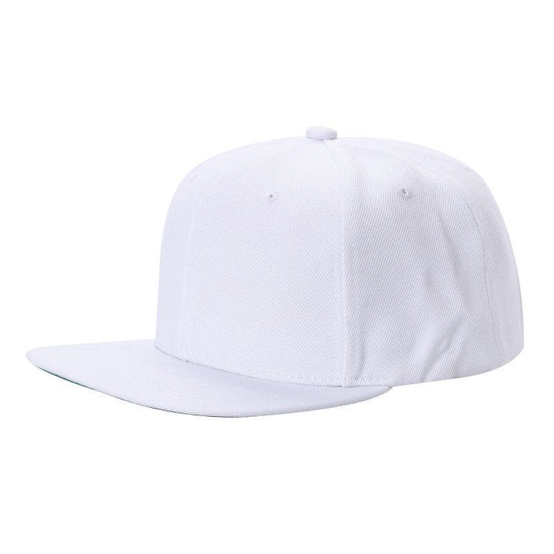 White Snap Back Hat Cap Wool