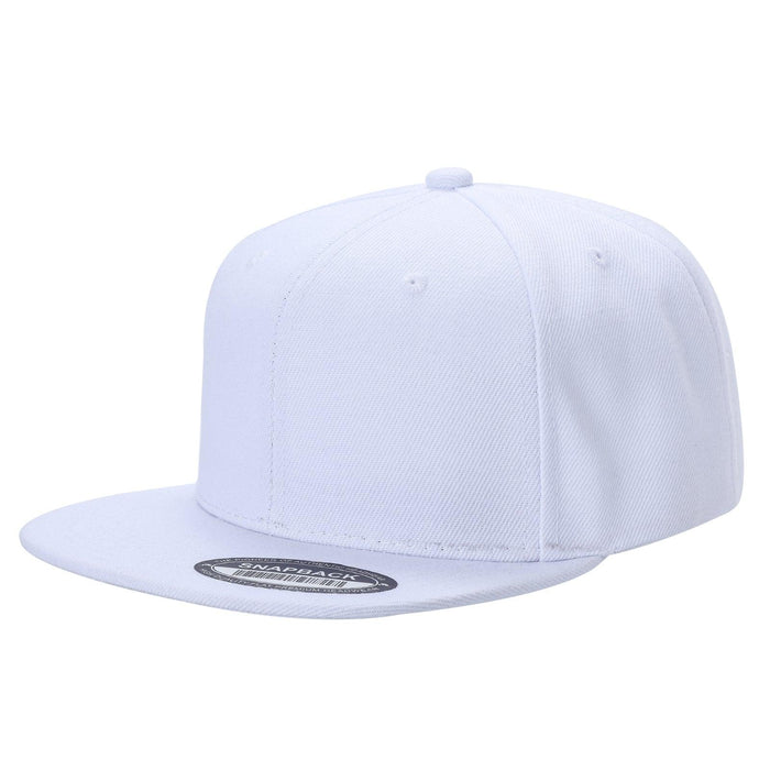 White Snap Back Hat Cap for Kids
