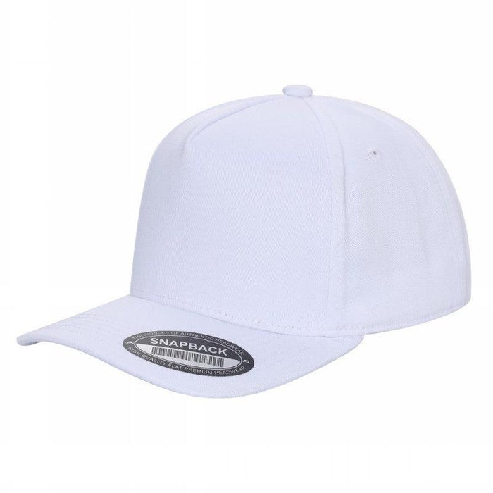 White Snap back Hat Cap