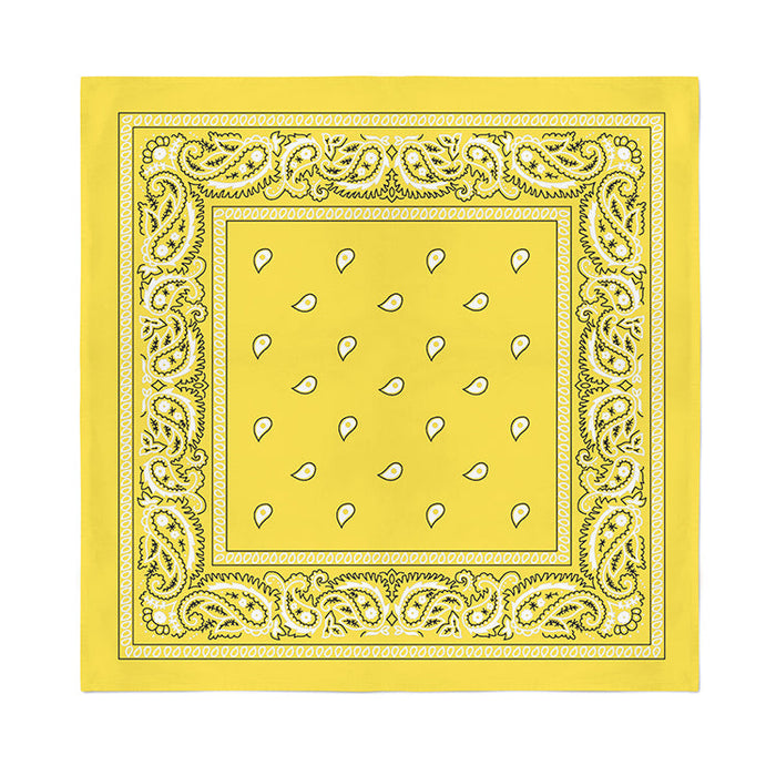 12 Pack POLYESTER Bandanas Solid 22 inches White Bandanas Wholesale