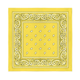 12 Pcs COTTON Bandanas Bulk Wholesale - Paisley or Solid (Sold per Dozen) - BandanasWholesale