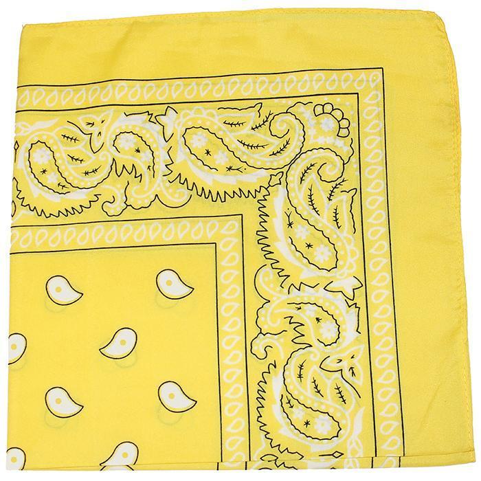 Z***UNAVAILABLE PRODUCT All Bandanas - Paisley or Solid Cotton or Polyester 22 or 27 inches Solid 22 in Cotton Black  Wholesale
