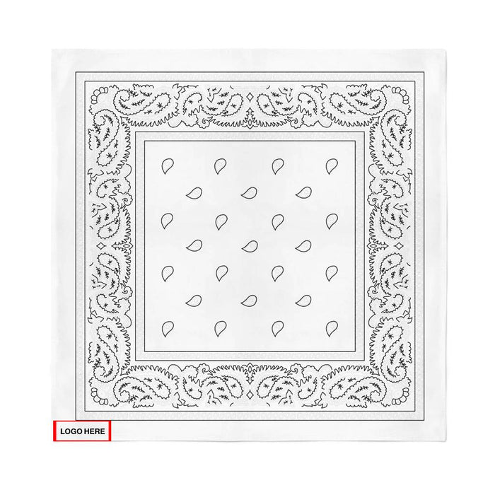 Paisley Personalized Square Bandanas