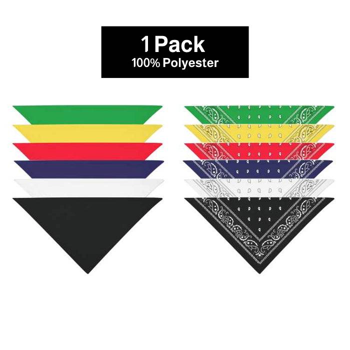 1 Piece POLYESTER Dog Bandanas