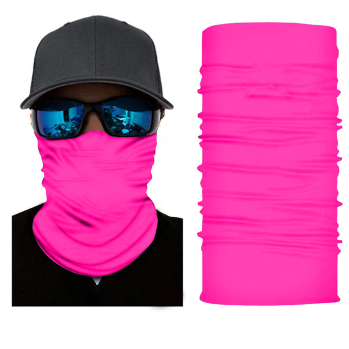 120 Pack Neck Gaiter Tubular Bandana Balaclava Mask