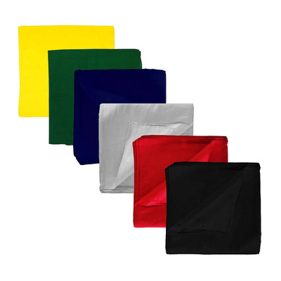 Z***UNAVAILABLE PRODUCT All Bandanas - Paisley or Solid Cotton or Polyester 22 or 27 inches Solid 22 in Cotton Black  Wholesale